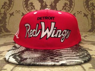  Red Wings Mitchell Ness Just Don C RSVP Snakeskin Strapback