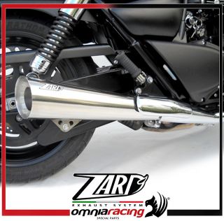 Zard Racing Exhausts Mirror Polished Steel Mufflers for Triumph