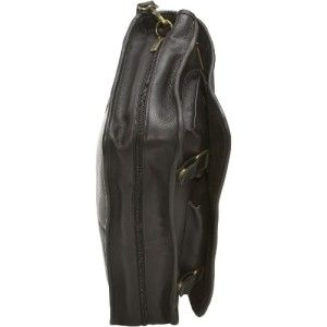 Le Donne Leather Expandable Premium VAQUETTA Leather Messenger Bag Tan