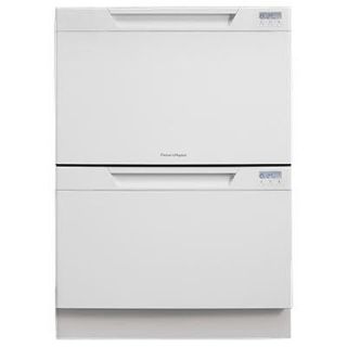 & Paykel DD24DCW6V2 Semi Integrated Double Drawer Dishwasher, White