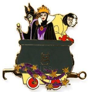 CHARACTER TRAIN COLLECTION MALEFICENT VILLAINS DISNEY PIN PINS
