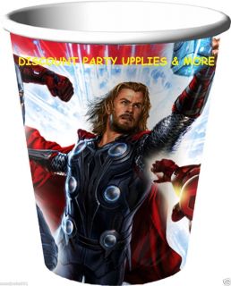 The Avengers Marvel Heroes Hot Cold Paper Cups Party Supplies