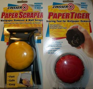 Wallpaper Removal on Zinsser Paper Tiger Scraper Wallpaper Removal Tools