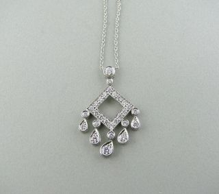 Tiffany Co Legacy Platinum Diamond Pendant Necklace