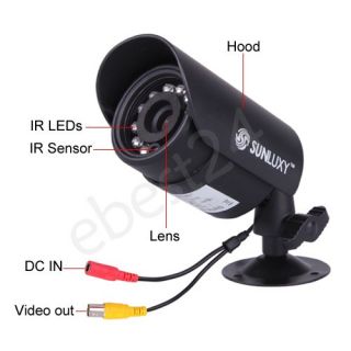  CCTV Surveillance Video DVR 8 Day Night Security Camera System DIY KIT