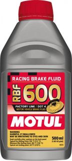 MOTUL RBF 600 Factory Line Dot 4 Racing Brake Fluid Fully Synthetic
