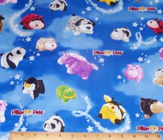 Pillow Pets Allover in Clouds Sky Fabric yds Cotton Print Concepts