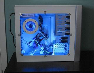 LED White PC Computer DIY Desktop Case Mod Light Kit