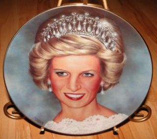 The Princess Diana Plate Collection Wedding Portrait Danbury Mint
