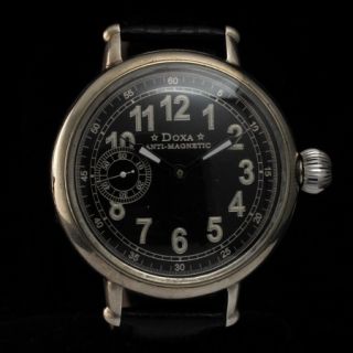Mens Gorgeous Fancy 1930s Doxa Swiss Vintage Anti Magnetic Watch