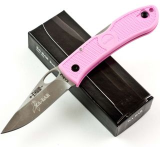 KABAR Thinks Pink Series DOZIER Pocket Knife New 4065 Zytel Handles