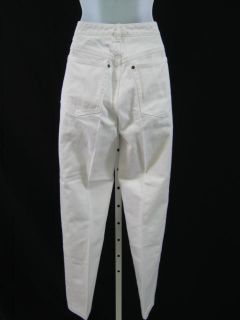 dkny jeans white tapered jeans pants size 8