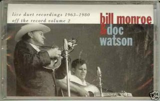 BILL MONROE & DOC WATSON Live Foggy Mountain Top Banks Of The Ohio