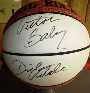 Dick Vitale ESPN Signed The Rock Awesome Basketball