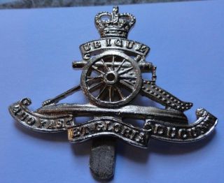British Royal Artillery Cap Badge Dowler Birmingham