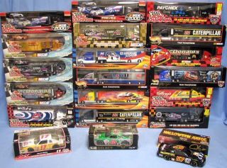  Diecast Cars Nascar & Hot Wheels 1:64 & 1:24 Scale Transporters & Cars