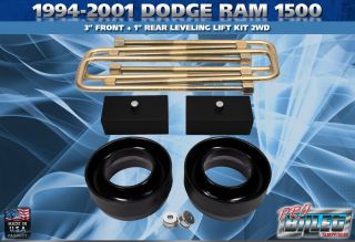 1994 2001 dodge ram 1500 2wd only kit includes 2x front poly lift
