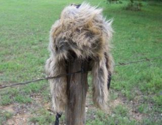 New Wool Trooper Bomber Black Faux Fur Winter Lined Hat
