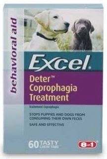  Coprophagia Treatment Forbid Dog Puppy Fecal Stool Eating 60ct