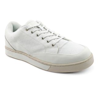 Drew Hampton Mens Size 8 White Leather Athletic Sneakers Shoes