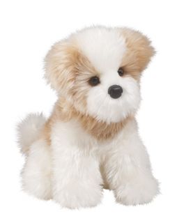 Douglas 12 Maltese Dog Stuffed Plush Furry Animal Toy 1901 Free