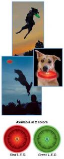 Light Up Dog Disc Doggie Discuit  LED Lighted Toy