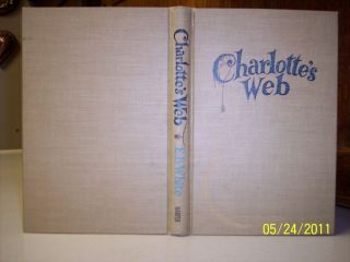 Charlottes Web 1952 1st Ed 1st Print I B Code White NF