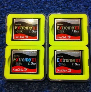 SanDisk Extreme III 1 0Gb Compact Flash Cards