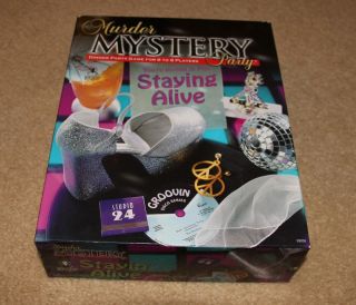 Murder Mystery Dinner Party Game   Staying Alive   6 to 8 Players