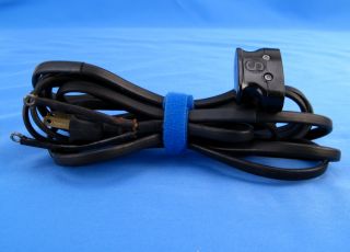  Featherweight Power Cord with Bakelite Three Prong Connector