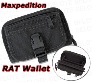 Maxpedition Black Rat Wallet Cell Phone Case 0203B New