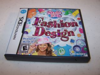 Style Lab Fashion Design Nintendo DS Lite DSi XL 3DS Complete