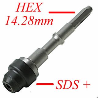 Hex Shank to SDS Plus Adaptor Convert Your SDS Drills