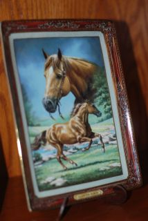 Franklin Mint Plate Quarter Horse