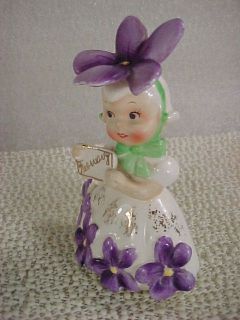 am listing the Napco January Snowdrop Flower of the Month Girl in