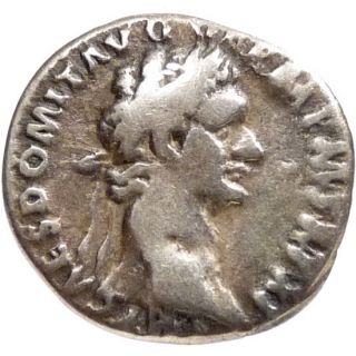 DOMITIAN Ancient Roman Coin Silver Denarius MINERVA Spear Shield ROME