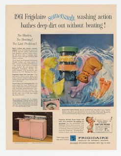 1961 frigidaire pink custom imperial washer dryer ad