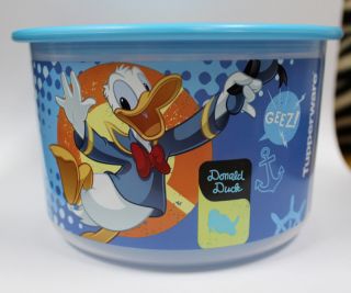 Tupperware NEW LIMITED EDITION Donald One Touch Topper Jr. Small