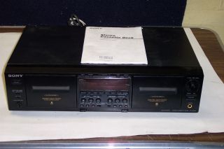 Sony Dual Cassette Recorder TC WE675