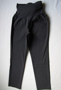 Duo Black All Around Panel Support Mid Coverage Maternity Pants Size