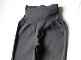 Duo Black All Around Panel Support Mid Coverage Maternity Pants Size