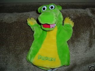 Dudley The Dragon Hand Puppet Vintage 1995