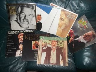 Kenny Rogers LP Lot Lionel Ritchie Dottie West Dolly Parton Eyes in