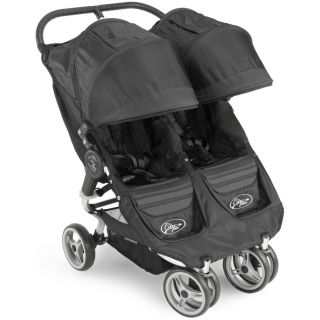 2011 Baby Jogger City Mini Double Stroller Black 81170 Brand New