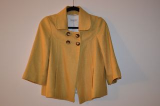 Lovely Massimo Dutti yellow fall coat size S