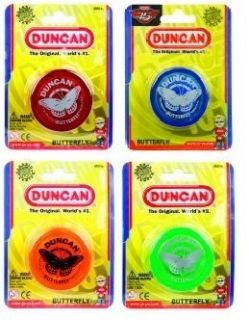 Duncan BUTTERFLY Classic YoYo 4 Pack Red,Blue,Orange,Green