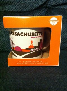 Dunkin Donuts Massachusetts Destinations City Coffee Cup Mug New in