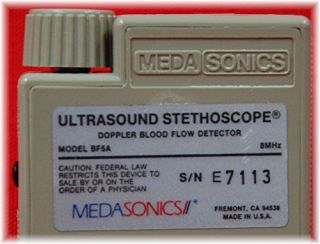Medasonics BF5A Handheld Blood Flow Doppler and Medasonics Automatic