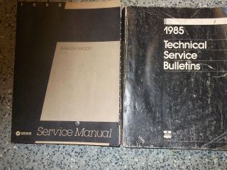 1985 Dodge RAM Van Wagon Service Repair Shop Manual Set rwd Factory