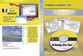 Excel XP Video Training Tutorial Easy Learning on Interactive CD Free